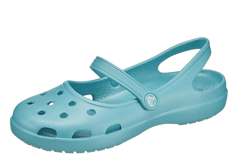 Балетки бирюзового цвета Crocs