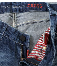 Джинсовые шорты цвета деним Cross Jeanswear Co