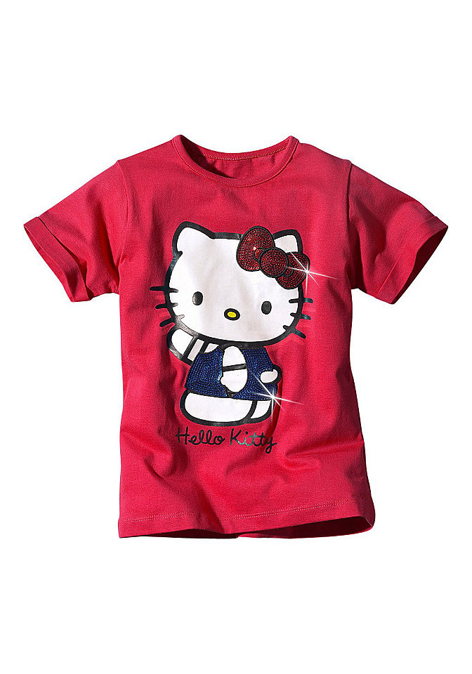 Футболка красного цвета Hello Kitty