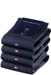 Носки (4 пары) синего цвета Tommy Hilfiger