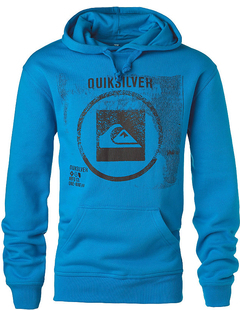 Толстовка с капюшоном синего цвета Quiksilver